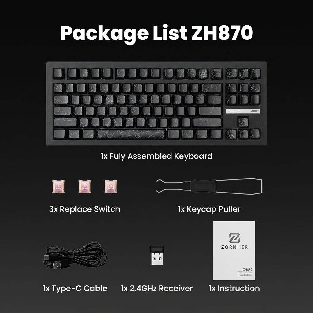 Wireless Mechanical Gaming Keyboard,95%