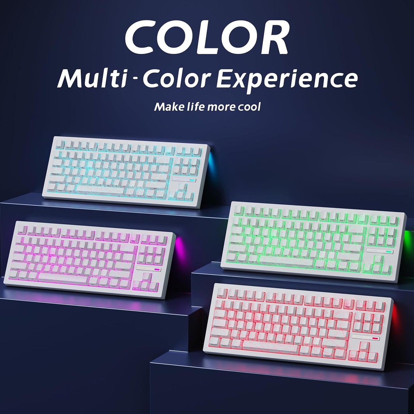 White Spider Wireless Mechanical Keyboard