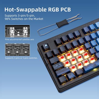 Blue Beetle Wireless Mechanical Keyboard