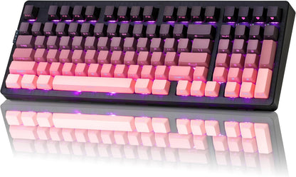 Rose Creamy Wireless Mechanical Keyboard