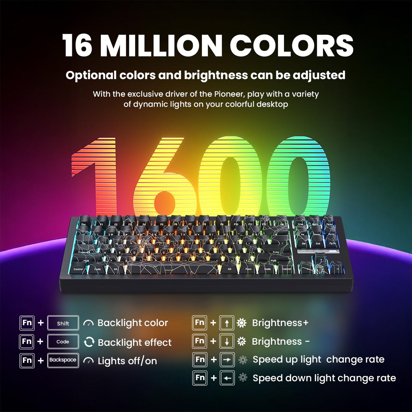Wireless Mechanical Gaming Keyboard,95%