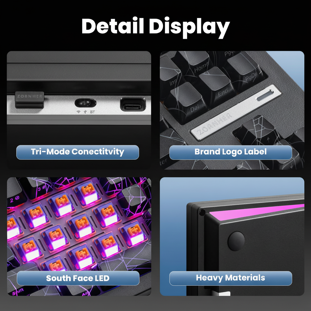 Wireless Mechanical Gaming Keyboard,95%