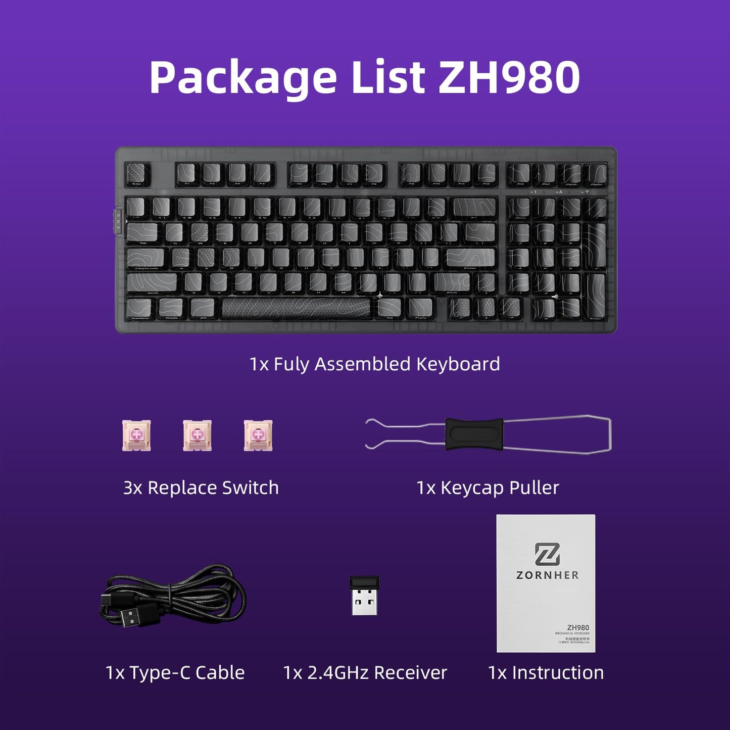 MH1 Motion Design Mechanical Keyboard Wireless