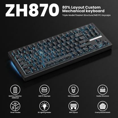 Wireless Mechanical Gaming Keyboard,95%